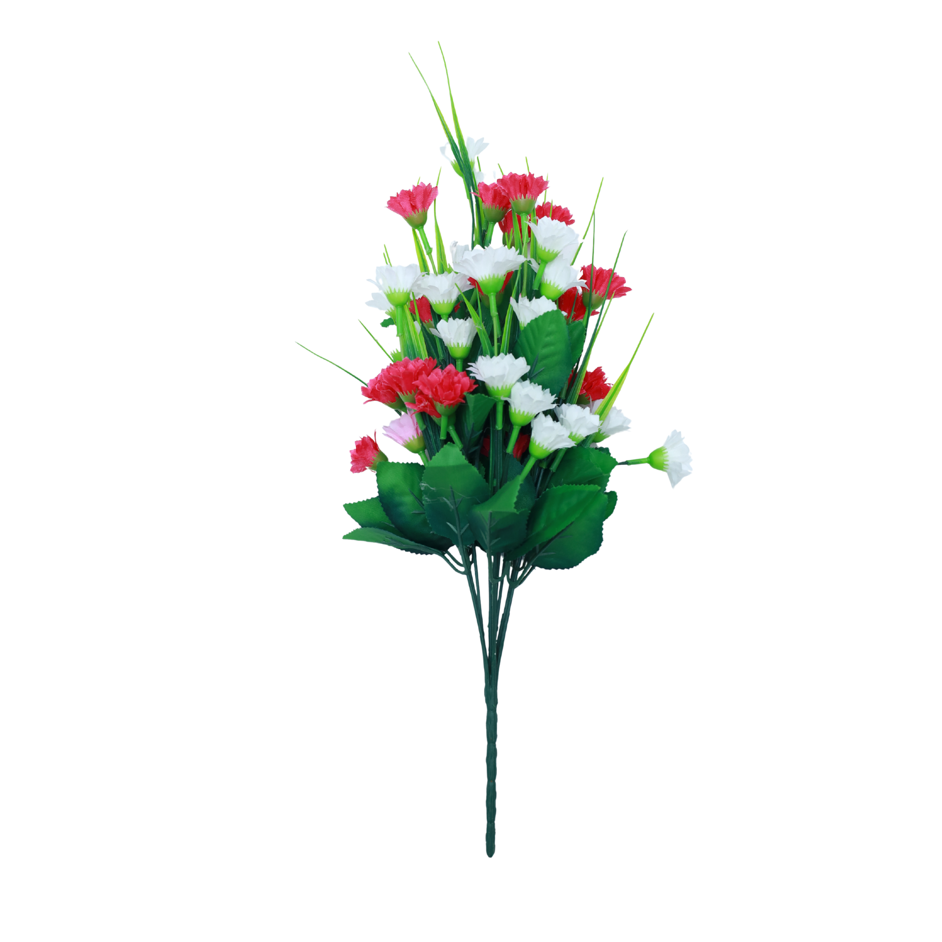 Artificial Ruffled Blossoms Small Carnation Bunches | Artificial Flowers Bulk | Fake Flower with Stems | Silk Carnation Flowers  | Outdoors Wedding Home Hotel Decorations — view 3